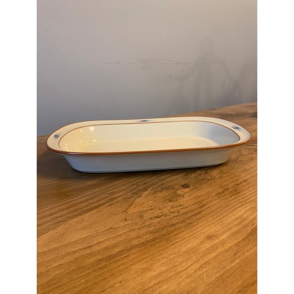 Noritake Stoneware Raindance Rectangular 14” Baking/Serving Dish Casserole Pan - Picture 2 of 7